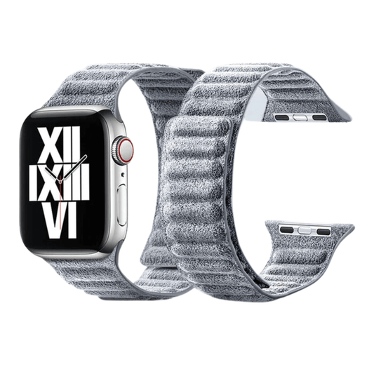 Alcantara® Apple Watch Band / Harbor Gray / 42/44/45 & Ultra (49mm) / Magnetic