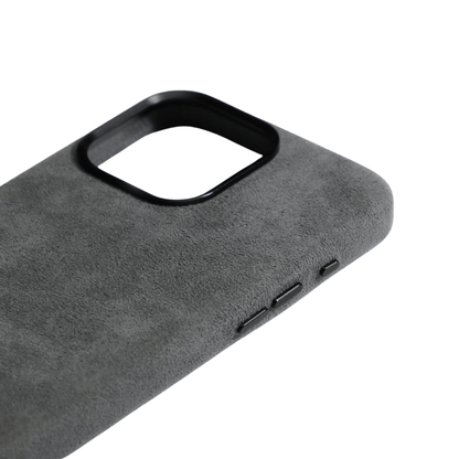 Alcantara® Case - Charcoal Gray Edition