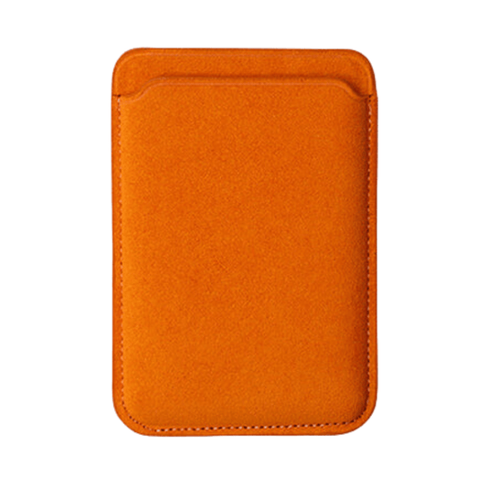 Alcantara® MagSafe Wallet - Orange Edition