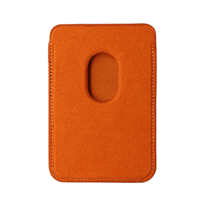 Alcantara® MagSafe Wallet - Orange Edition